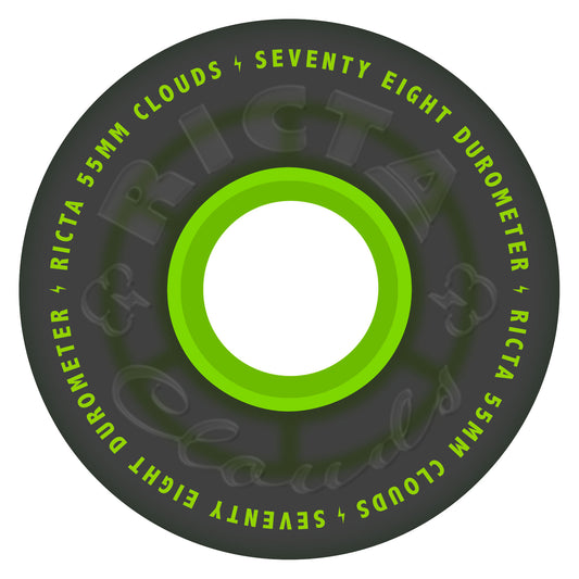 Ricta 55mm Clouds Transparent Black Green 78a