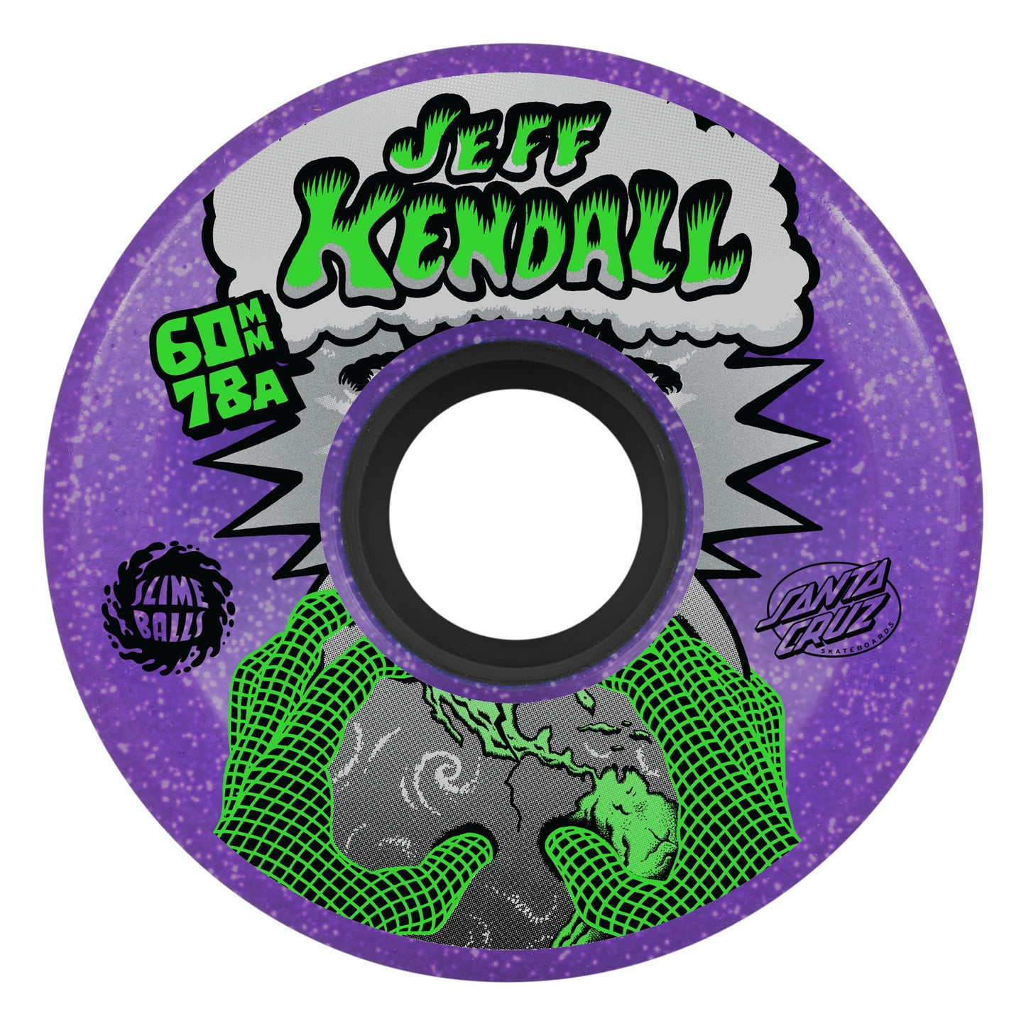 Slime Balls Wheels 60mm Kendall End of the World Reissue OG Slime Purple 78a