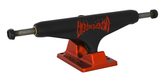 Independent Stage 11 Splatter Span Black Ano Red Standard Skateboard Trucks