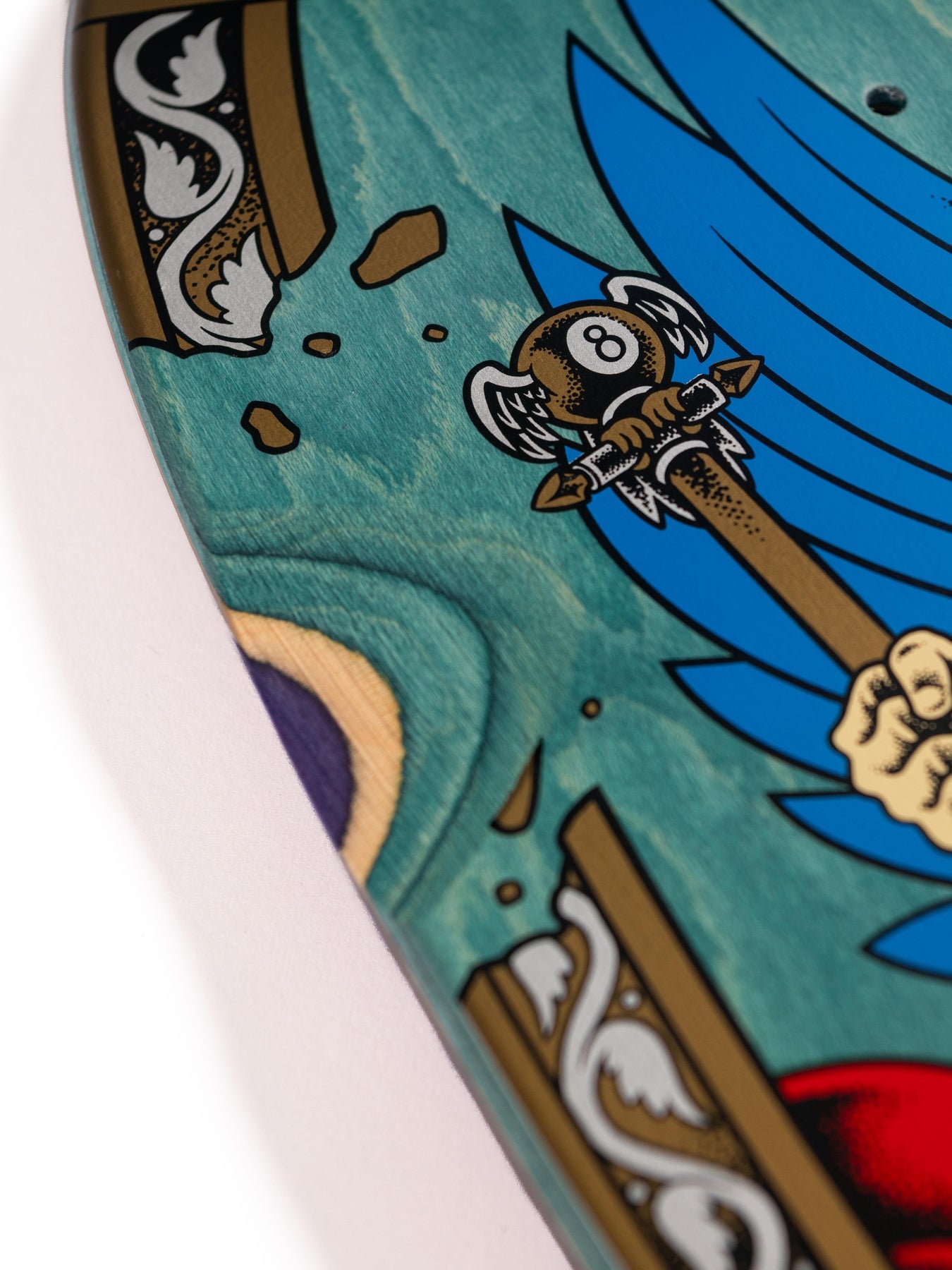 Santa Cruz Winkowski Archangel Pro Shaped Skateboard Deck 10.35in x 30.54in