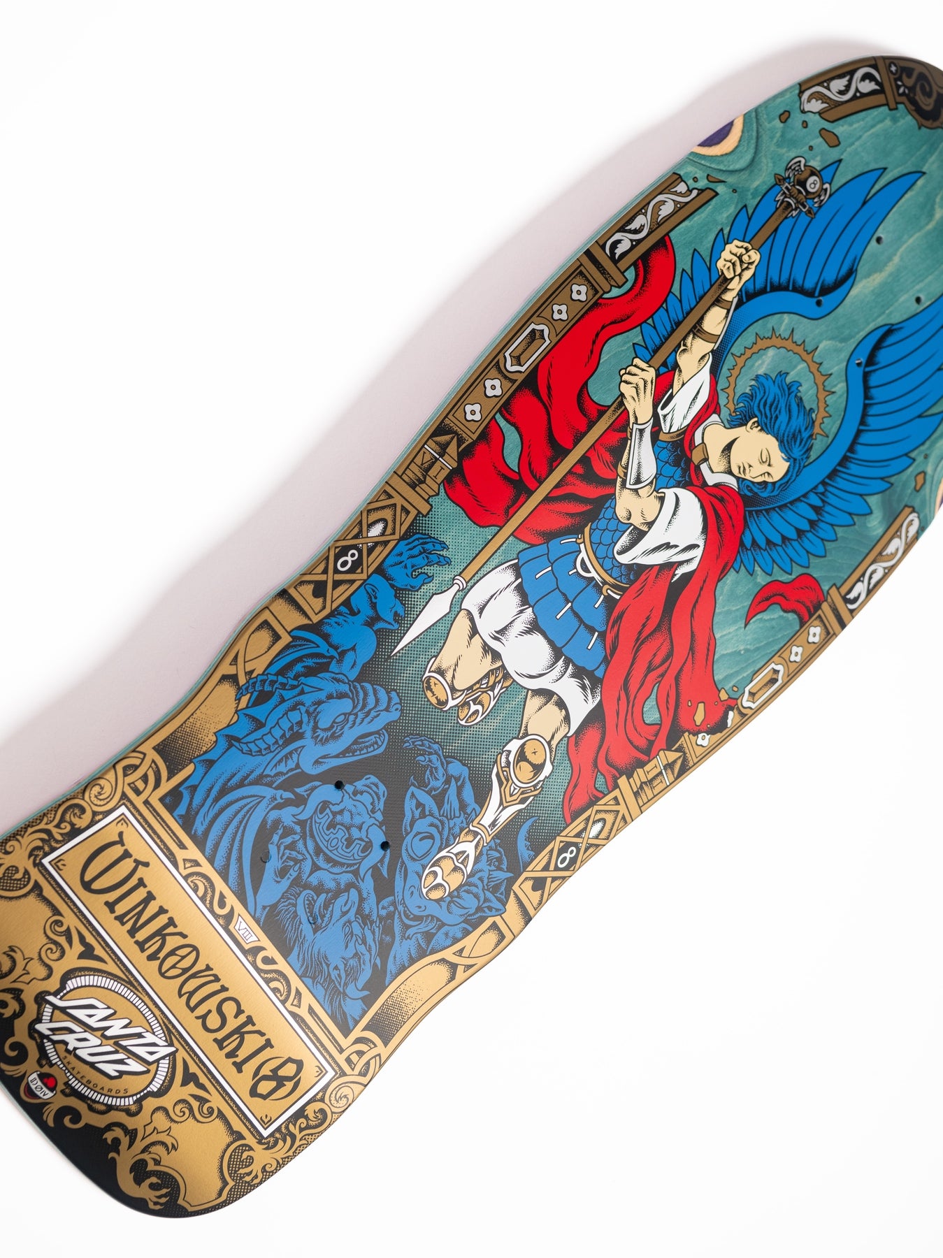 Santa Cruz Winkowski Archangel Pro Shaped Skateboard Deck 10.35in x 30.54in