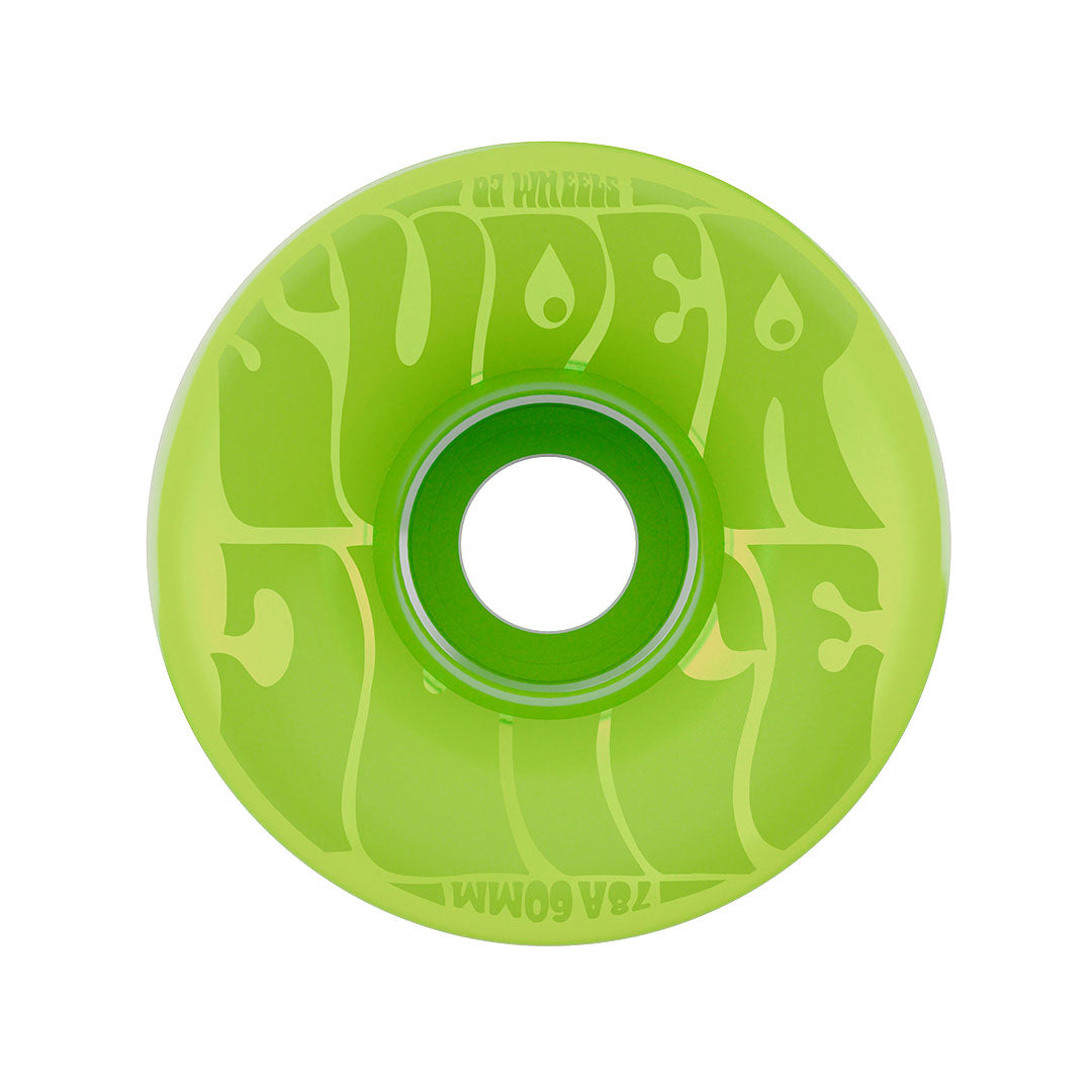 OJ Wheels 60mm Bubble Gum Super Juice Transparent Green 78a