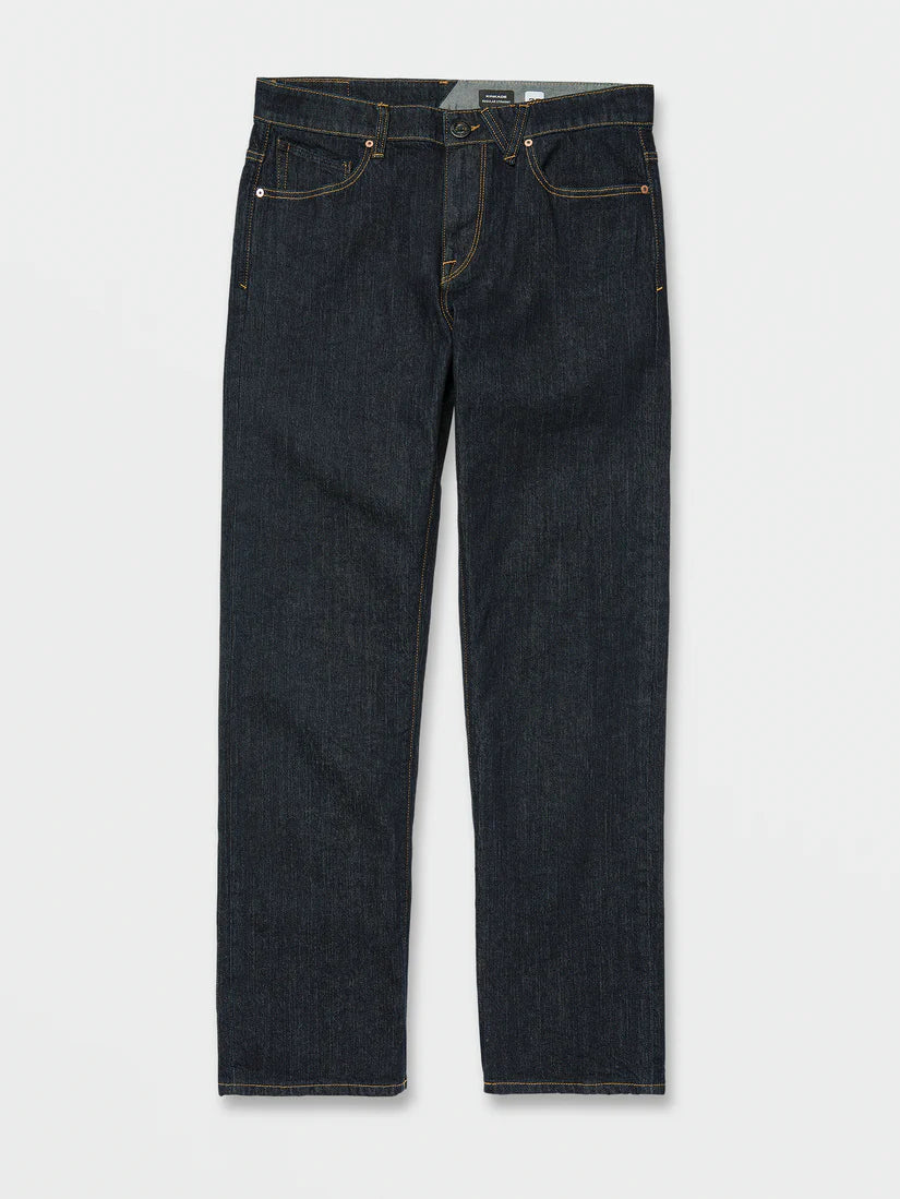 Volcom V Kinkade Denim Jeans Rinsed Indigo