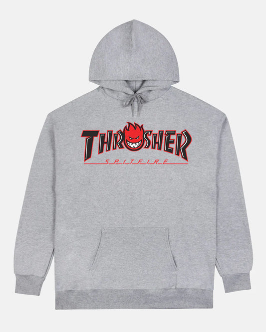 Thrasher Big Head Outline Hoodie Ash Grey
