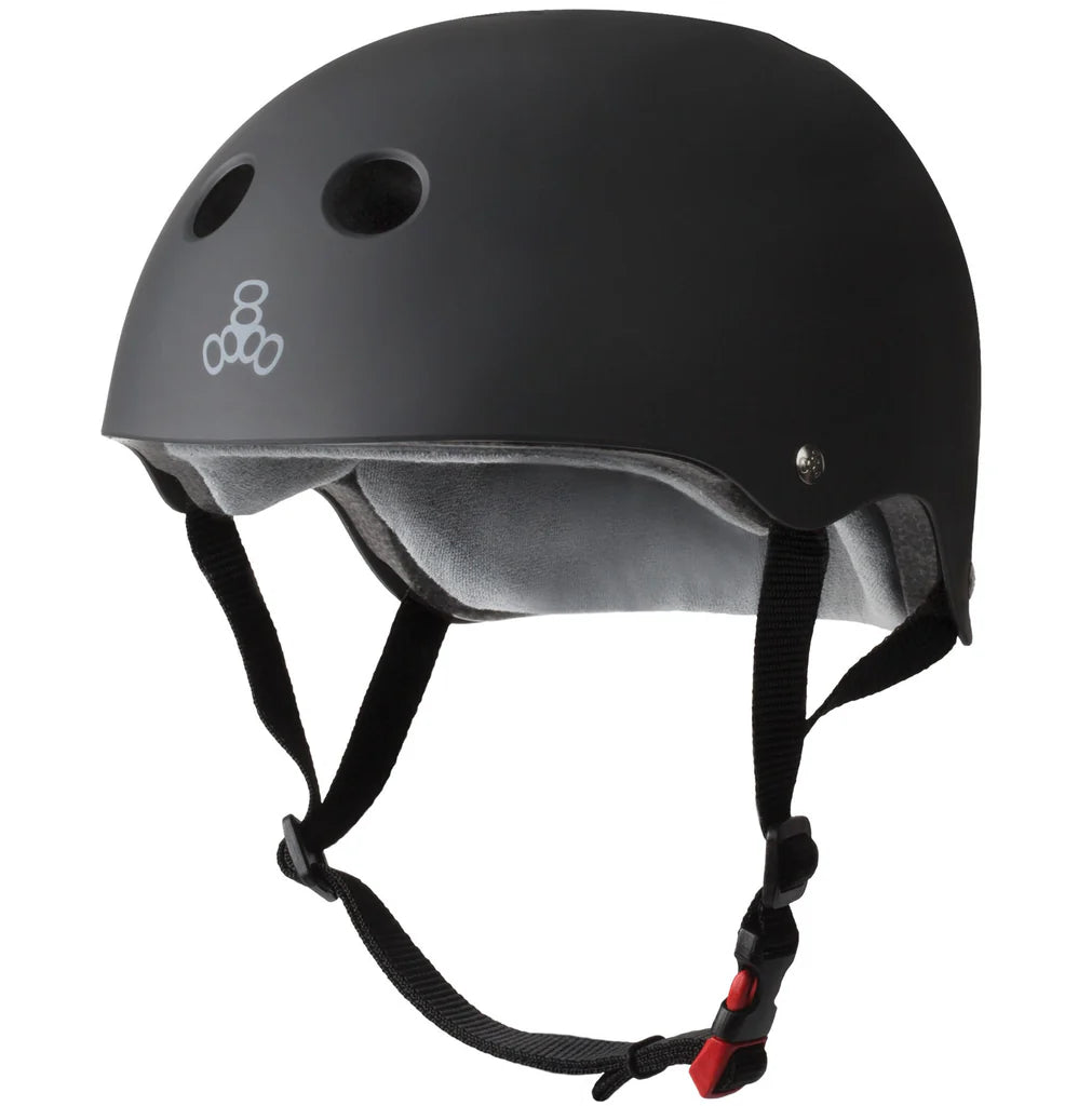 TRIPLE 8 THE CERTIFIED SWEARSAVER HELMET BLACK MATTE