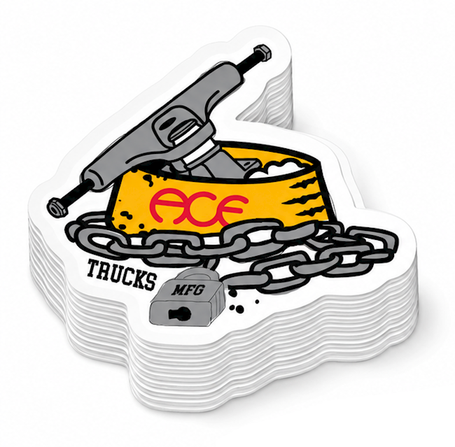 Ace Dawg Bowl Sticker 3"