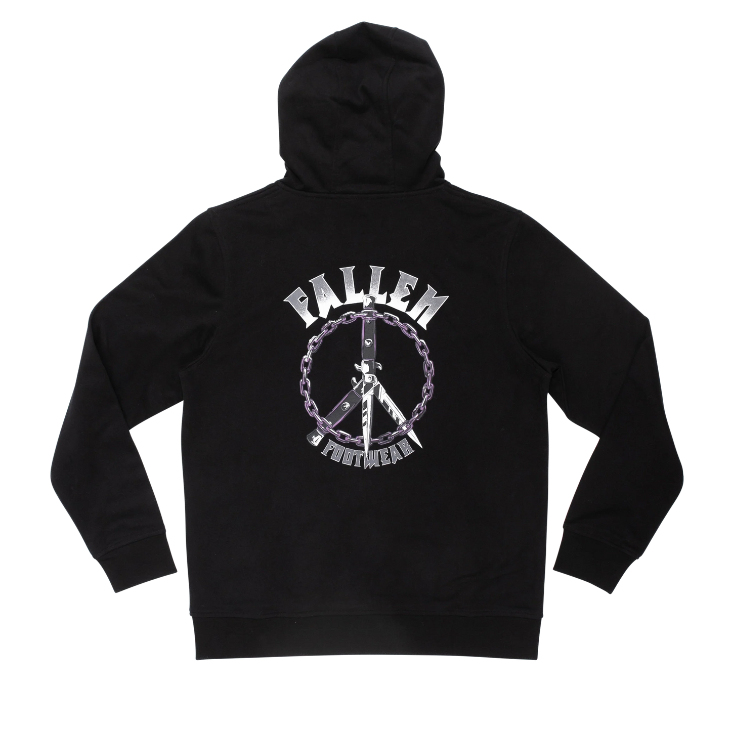 Fallen Peace & War hoodie - Black