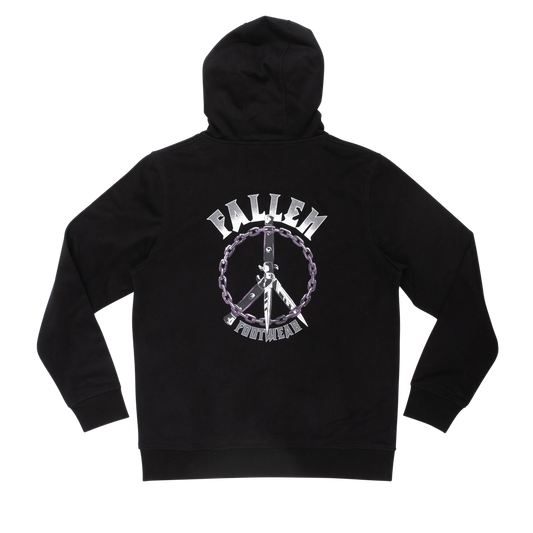 Fallen Peace & War hoodie - Black