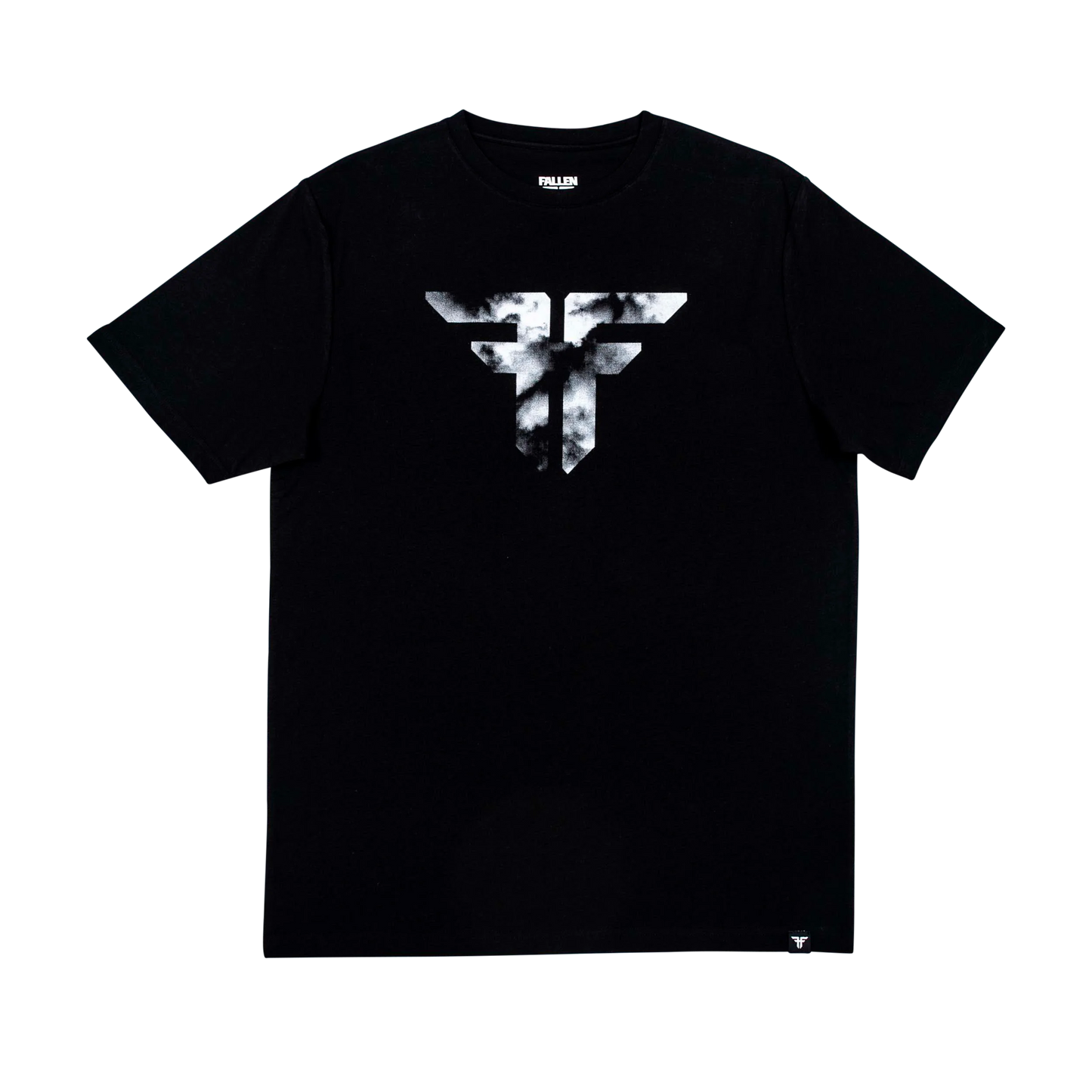 Fallen Trademark tee Black/White Smoke Small