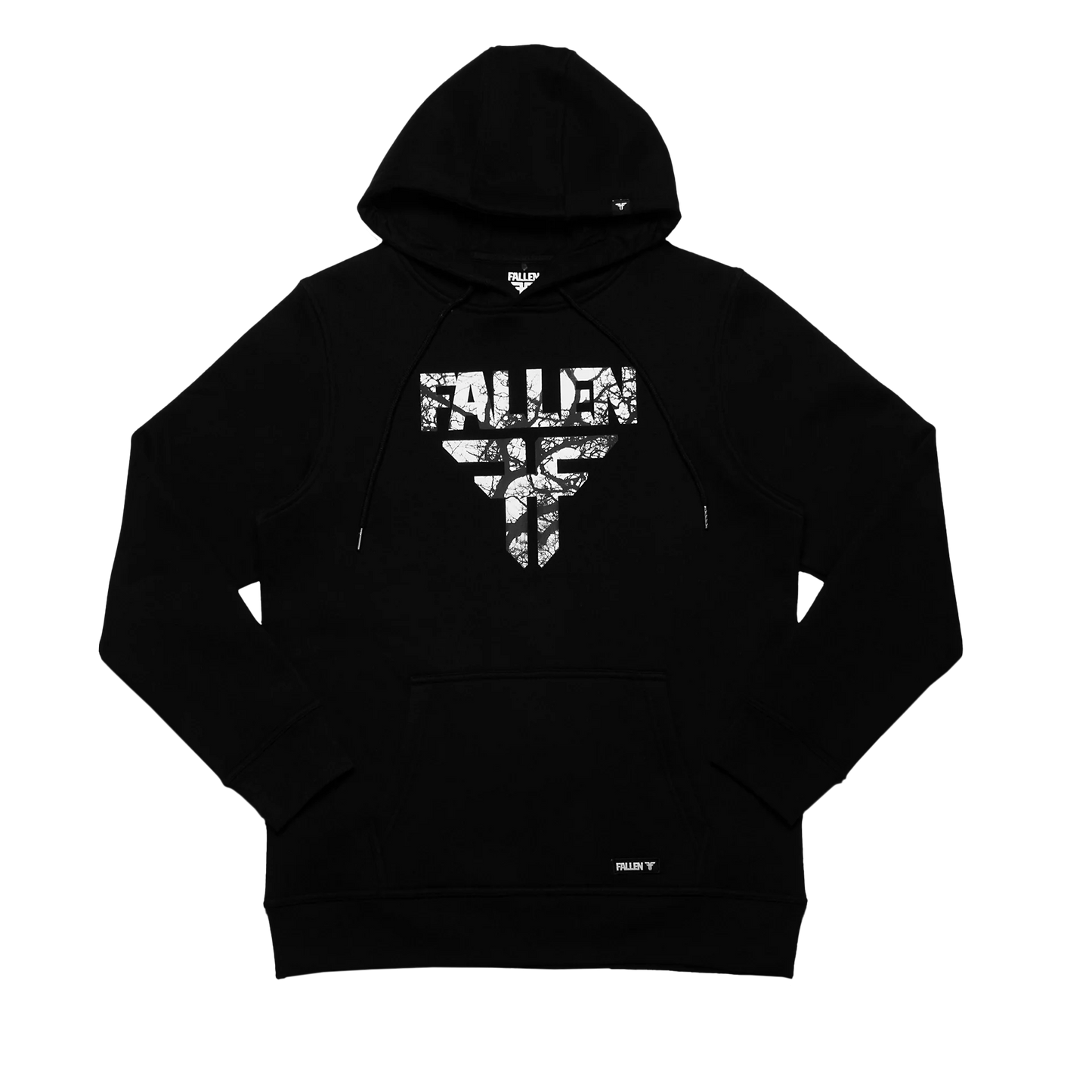 Fallen Insignia Hoodie Black/White