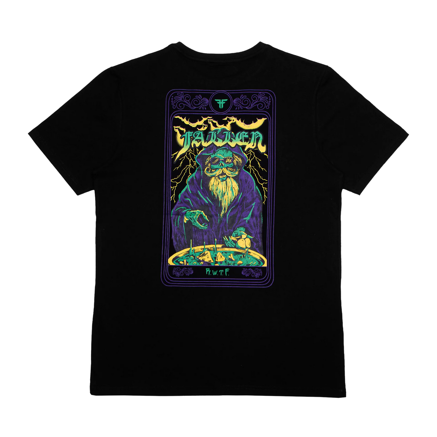 Fallen Wizard Tee Black/Purple
