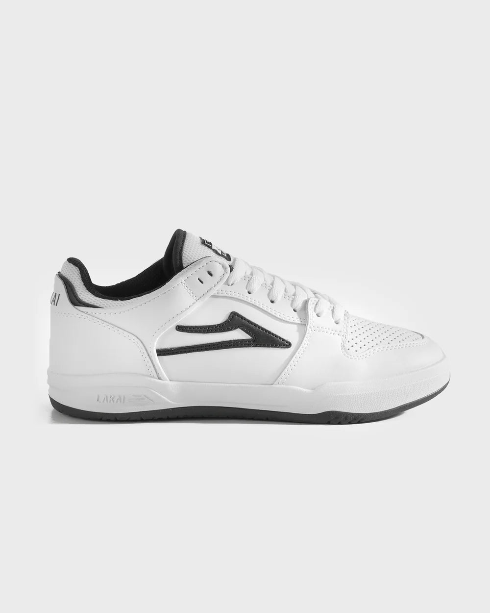 Lakai - Telford Low White/Black Leather