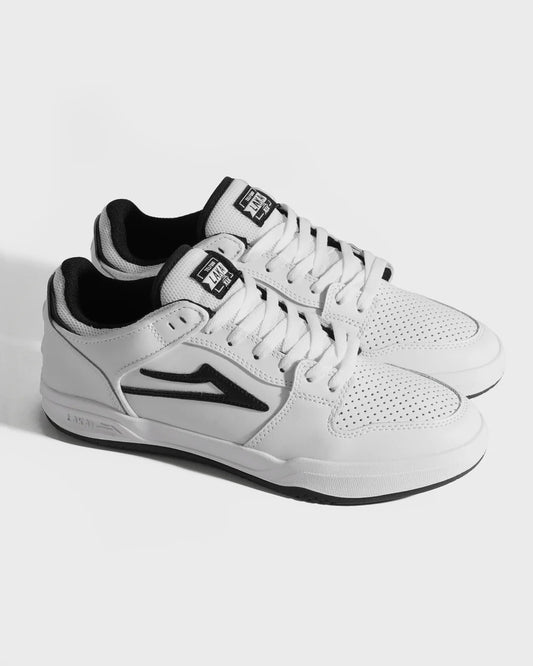Lakai - Telford Low White/Black Leather