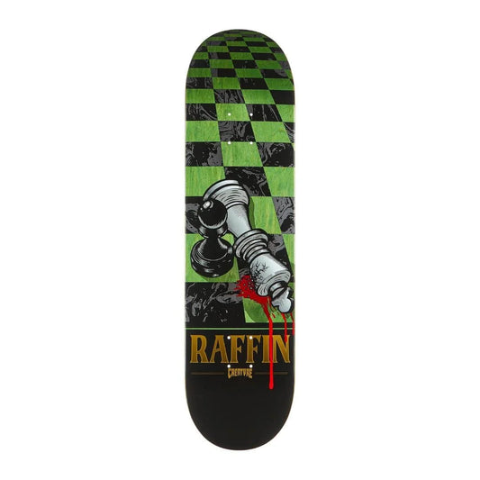 Creature Raffin Checkmate Pro Skateboard Deck 8.25in x 32.04