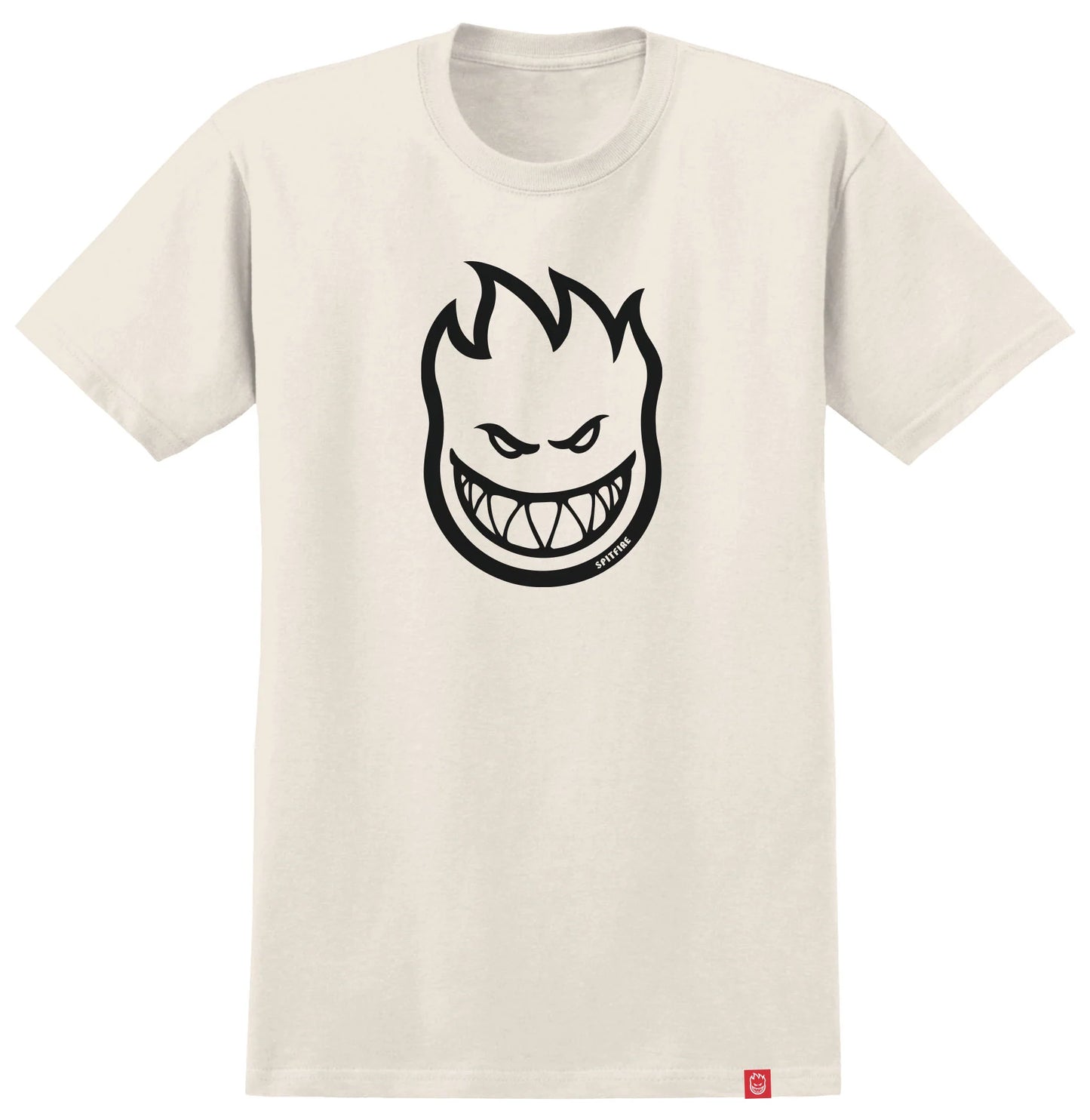 Spitfire Big Head Cream/Black T-Shirt