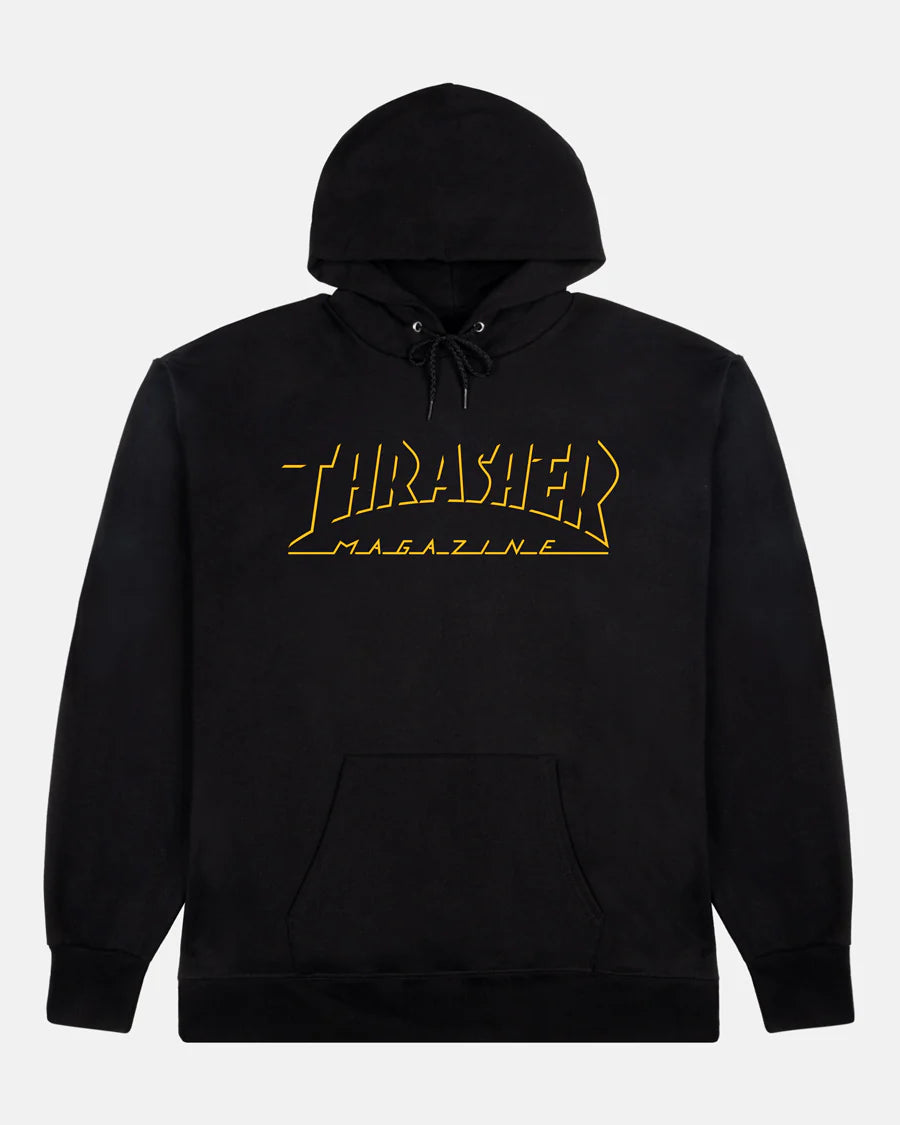 Thrasher Shadow Mag Logo Hoodie Black