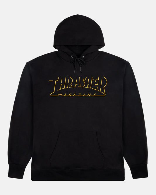 Thrasher Shadow Mag Logo Hoodie Black