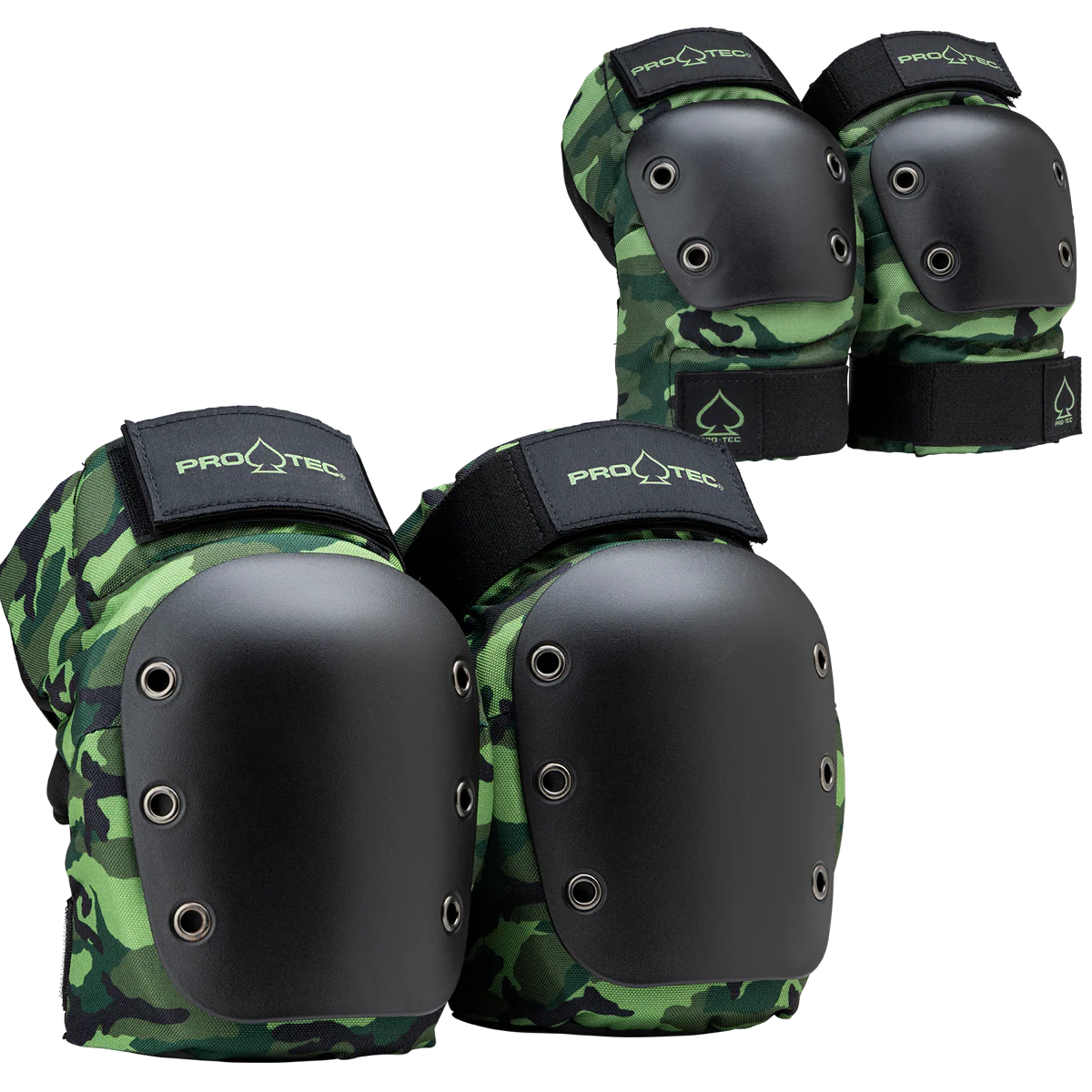 Pro-Tec STREET KNEE/ELBOW PAD SET - OPEN BACK - CAMO
