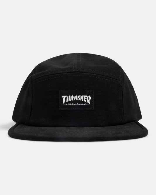Thrasher 5 Panel Hat Black