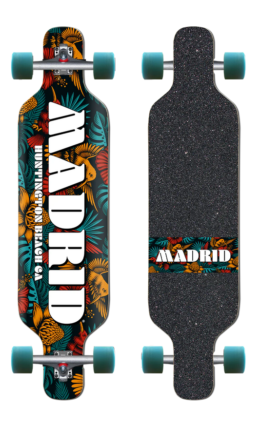 MADRID TROPICS TOP MOUNT LONGBOARD COMPLETE 9.62 X 40.00