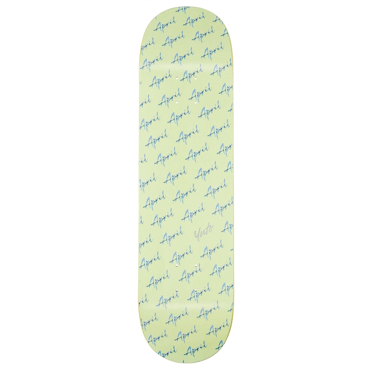 APRIL YUTO HORIGOME SCRIPT LOGO GREEN DECK 8.00