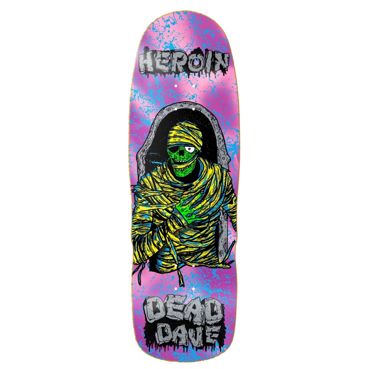 HEROIN DEAD DAVE KO2 MUMMY SHAPED DECK 10.125