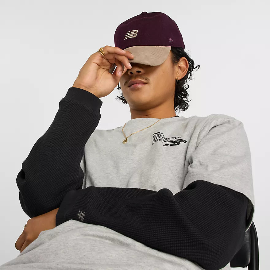 New Balance Numeric Small Logo Jersey T-Shirt Athletic Grey