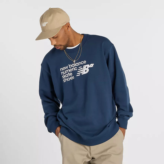 New Balance Numeric French Terry Crew Navy