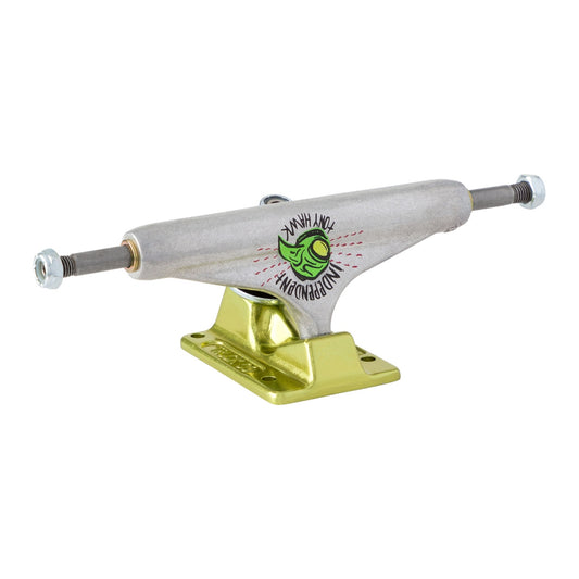 Independent Stage 11 Forged Hollow Hawk Transmission Silver Green Standard Skateboard Trucks