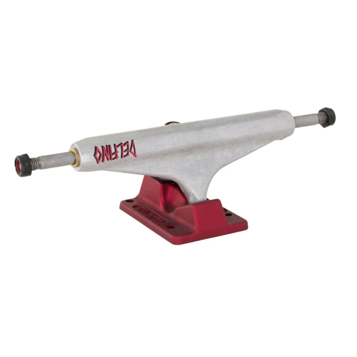 Independent Stage 11 Hollow Delfino Silver Red Standard Skateboard Trucks