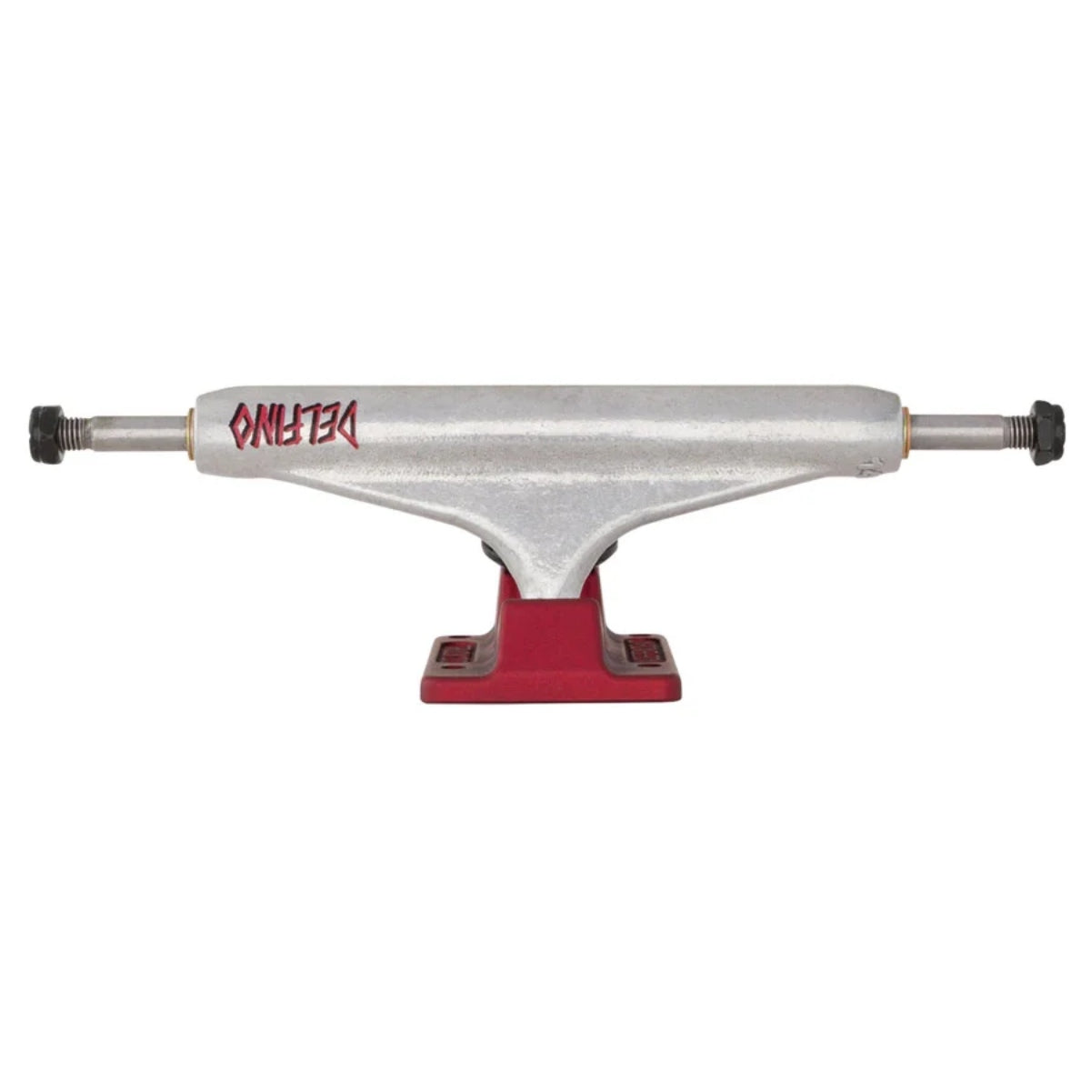 Independent Stage 11 Hollow Delfino Silver Red Standard Skateboard Trucks