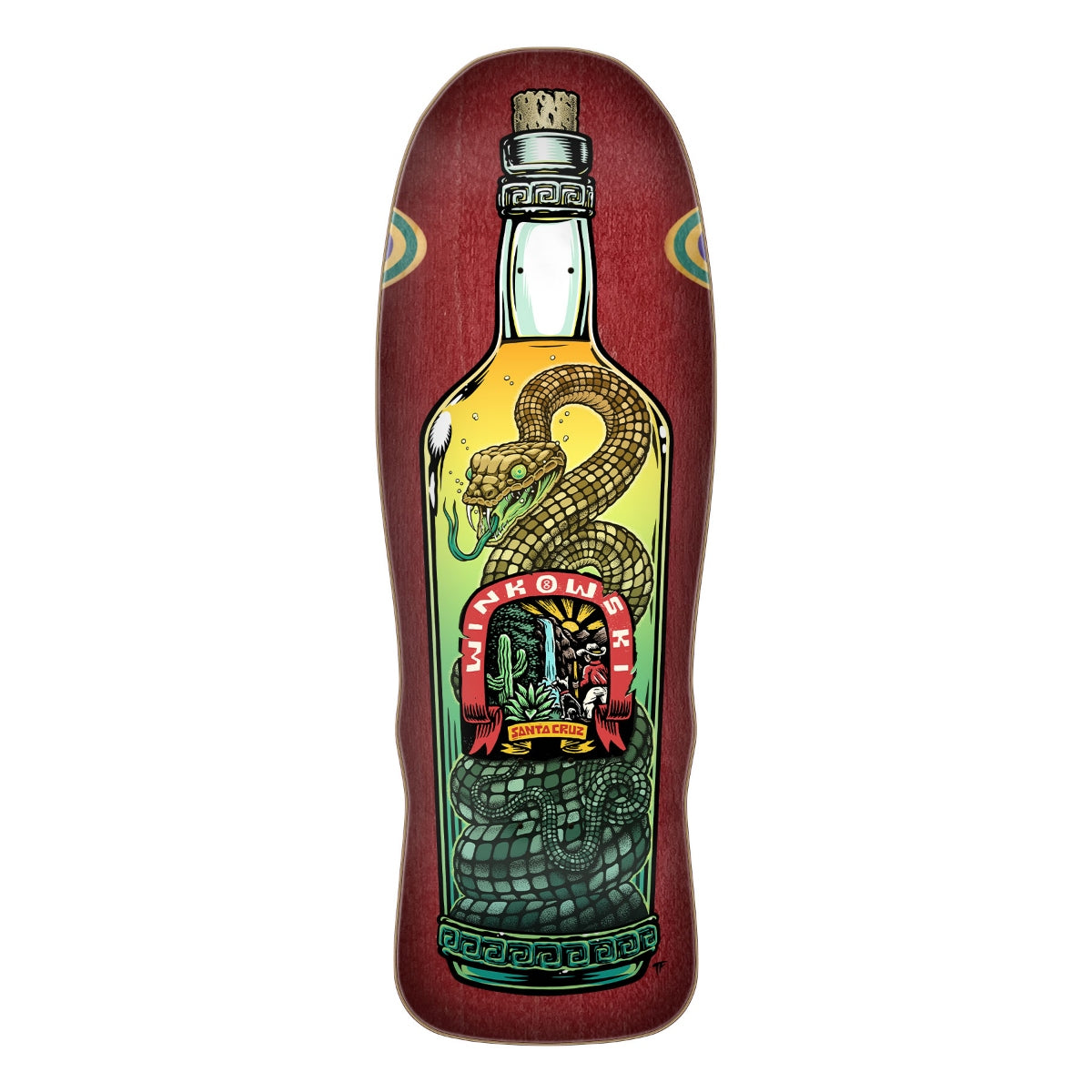 Santa Cruz Winkowski Agave Snake Pro Shaped Deck 10.35in x 30.54