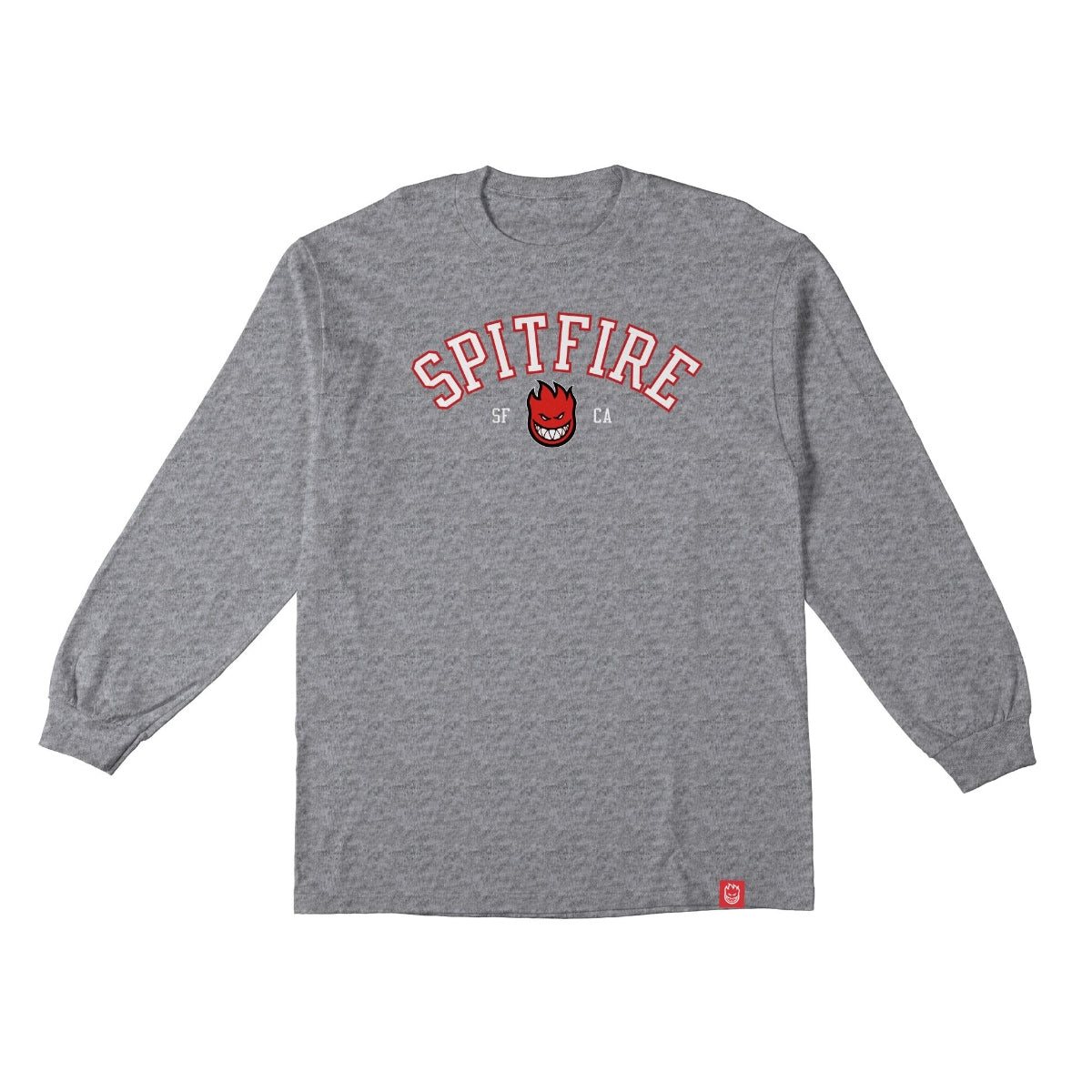 SPITFIRE TEAM BIGHEAD L/S GRY/RD/WHT