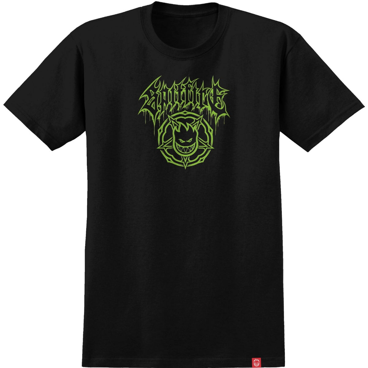 SPITFIRE PENTAGRAM DRIP BLK/GRN