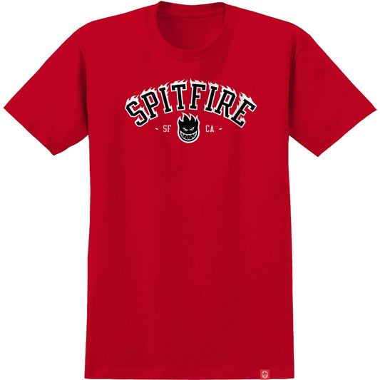 SPITFIRE S/S TEAMBIGHEAD FLAMES RED/BLK