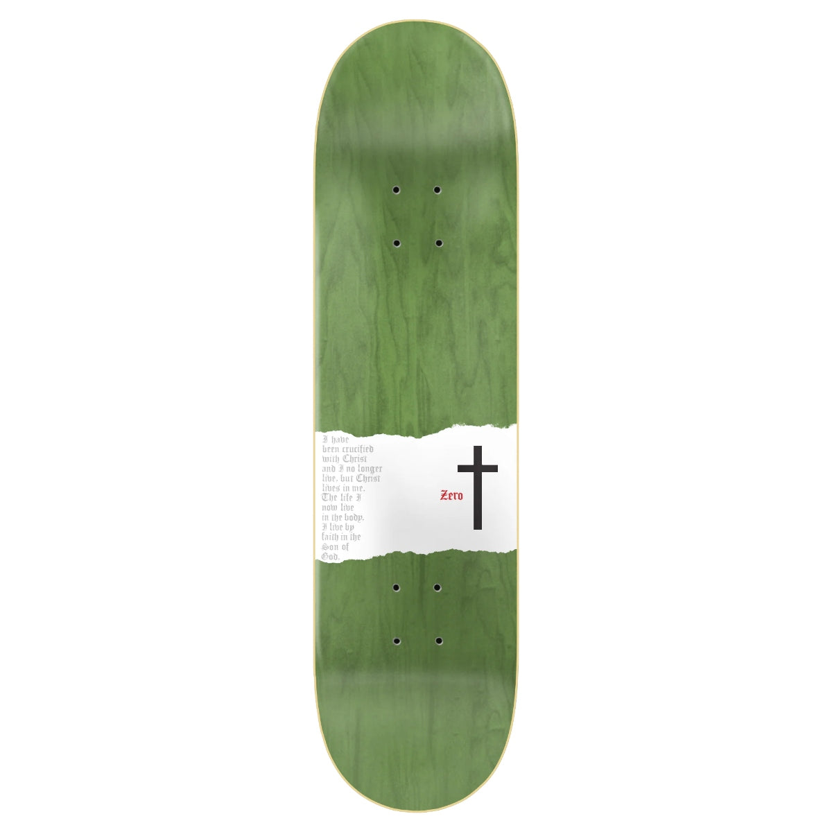 ZERO SHECKLER CROSS DECK WHT/RED