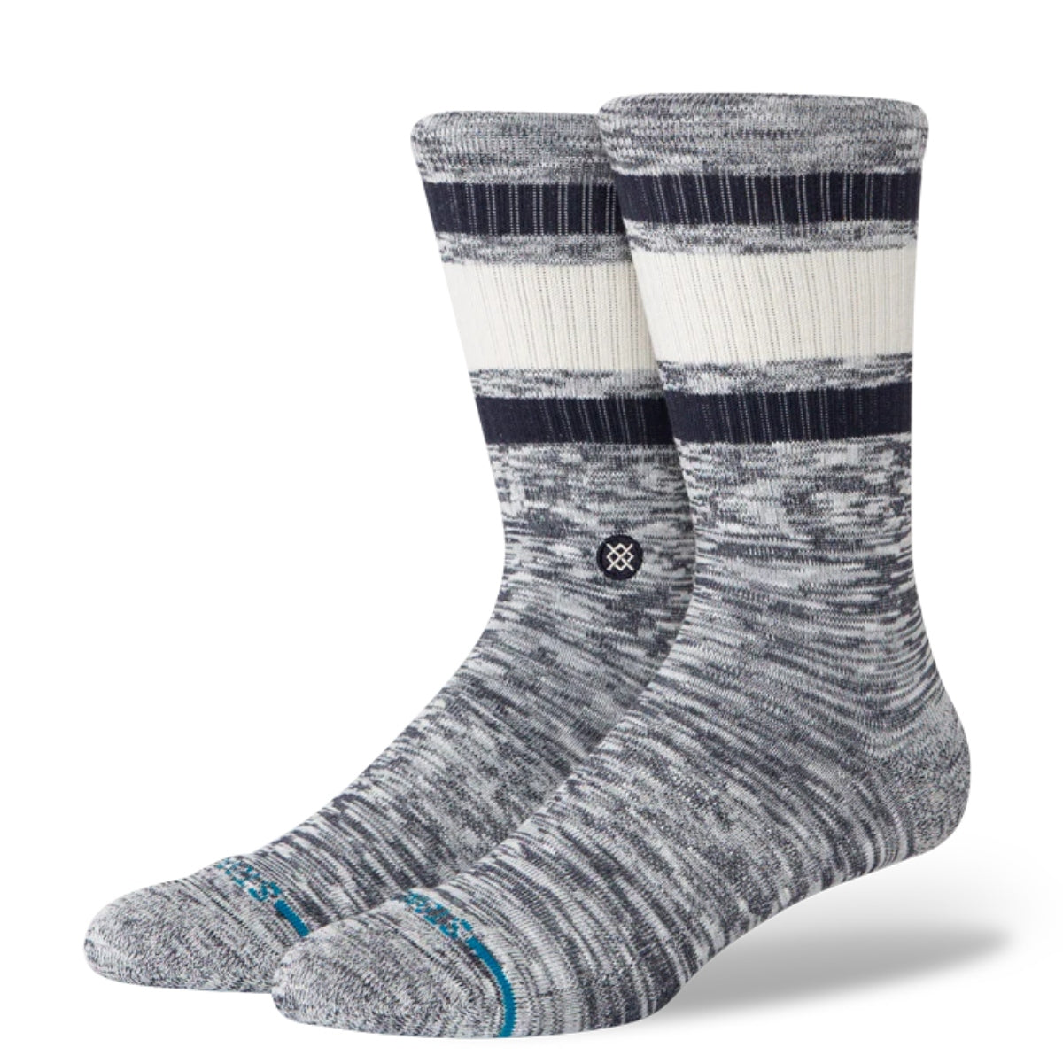 Stance Slub Boyd Crew Socks Blue - LARGE 9-13