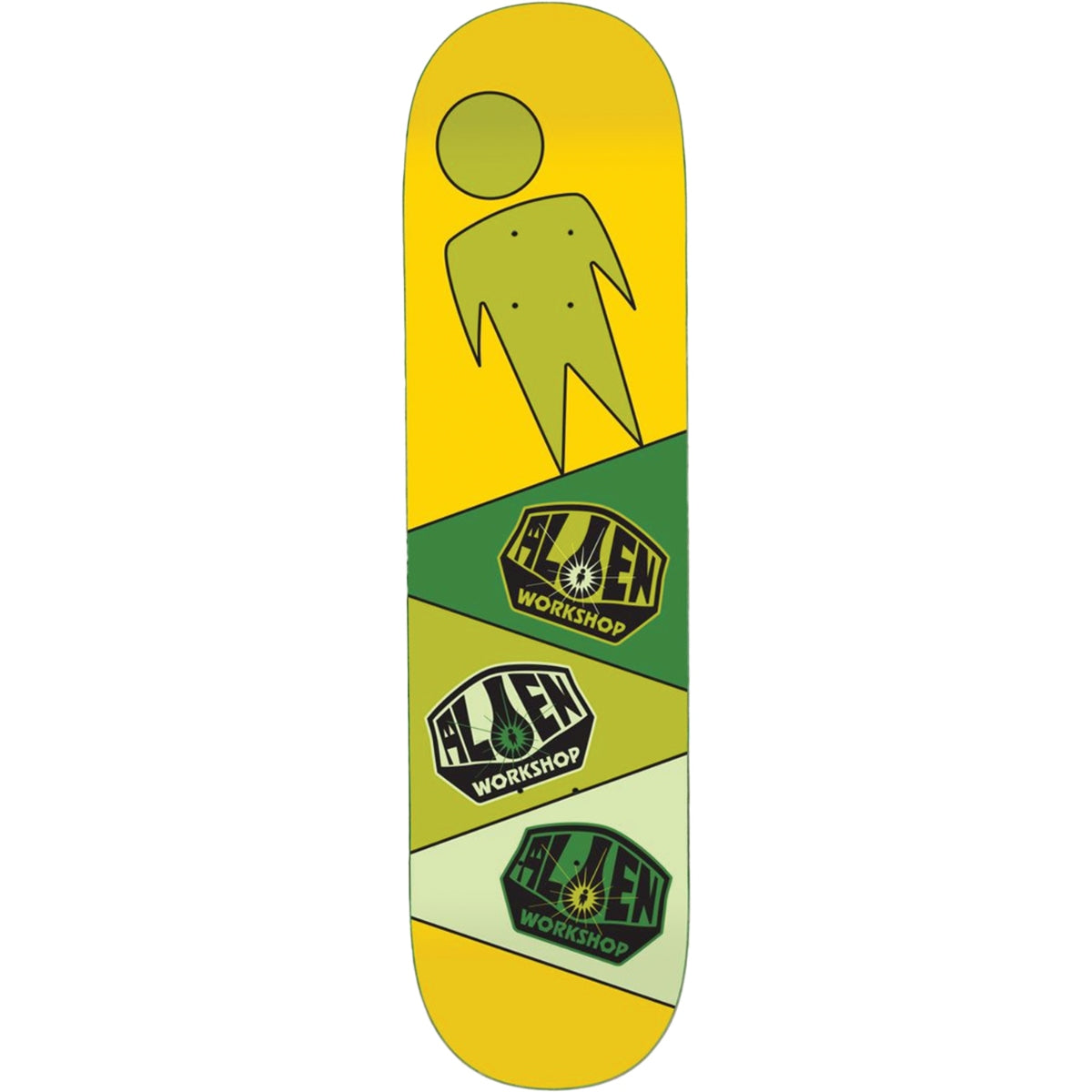 ALIEN WORKSHOP LOGO REPEATER DECK-8.37 GOLD