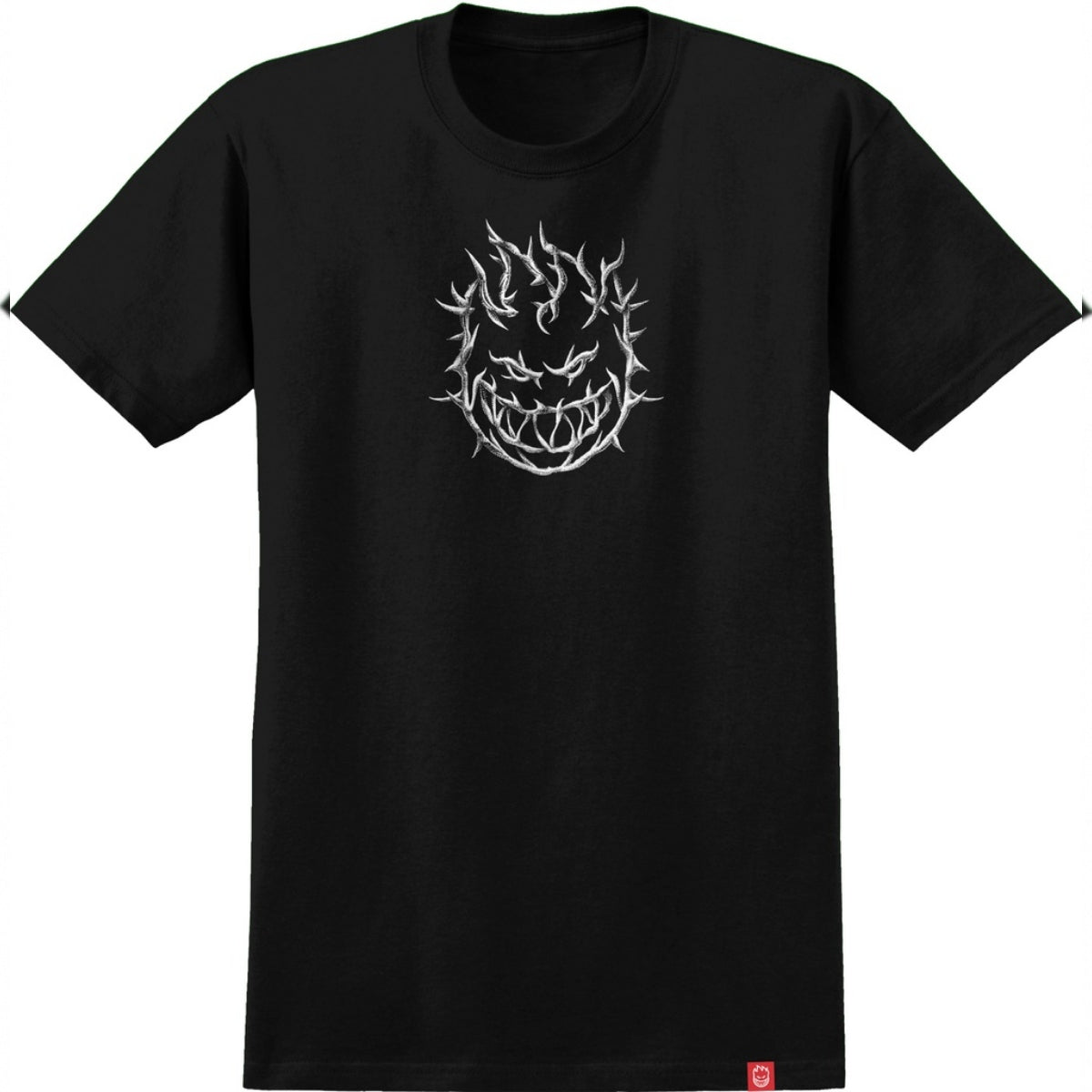 SPITFIRE BIGHEAD THORN BLK/WHT TEE