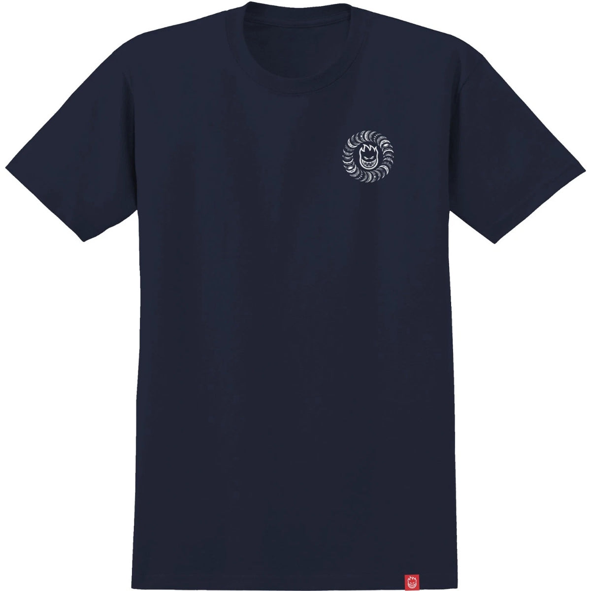 SPITFIRE CIRCLE SWIRL PAISLEY NAVY/WHITE TEE
