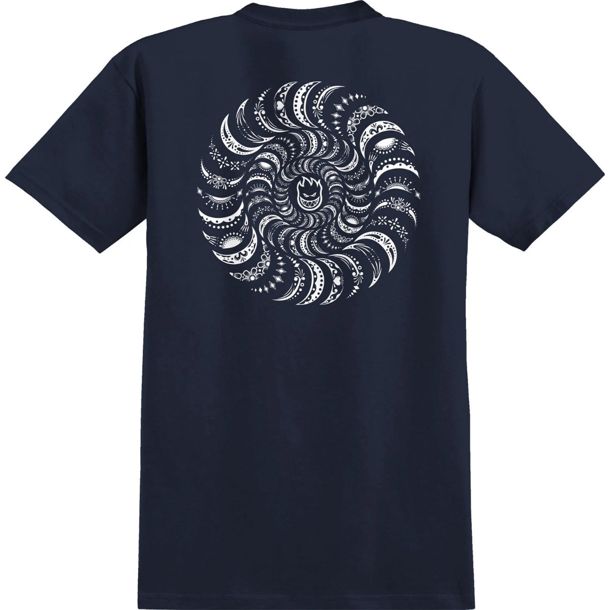 SPITFIRE CIRCLE SWIRL PAISLEY NAVY/WHITE TEE