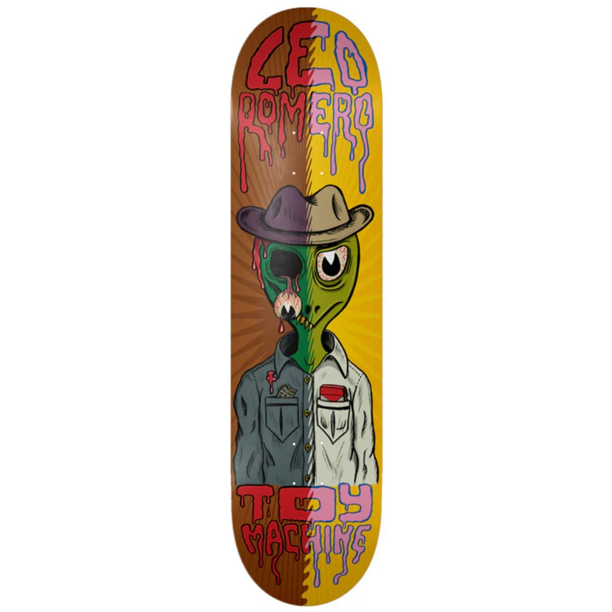 TOY MACHINE LEO ROMERO HALF 'N' HALF DECK 8.25