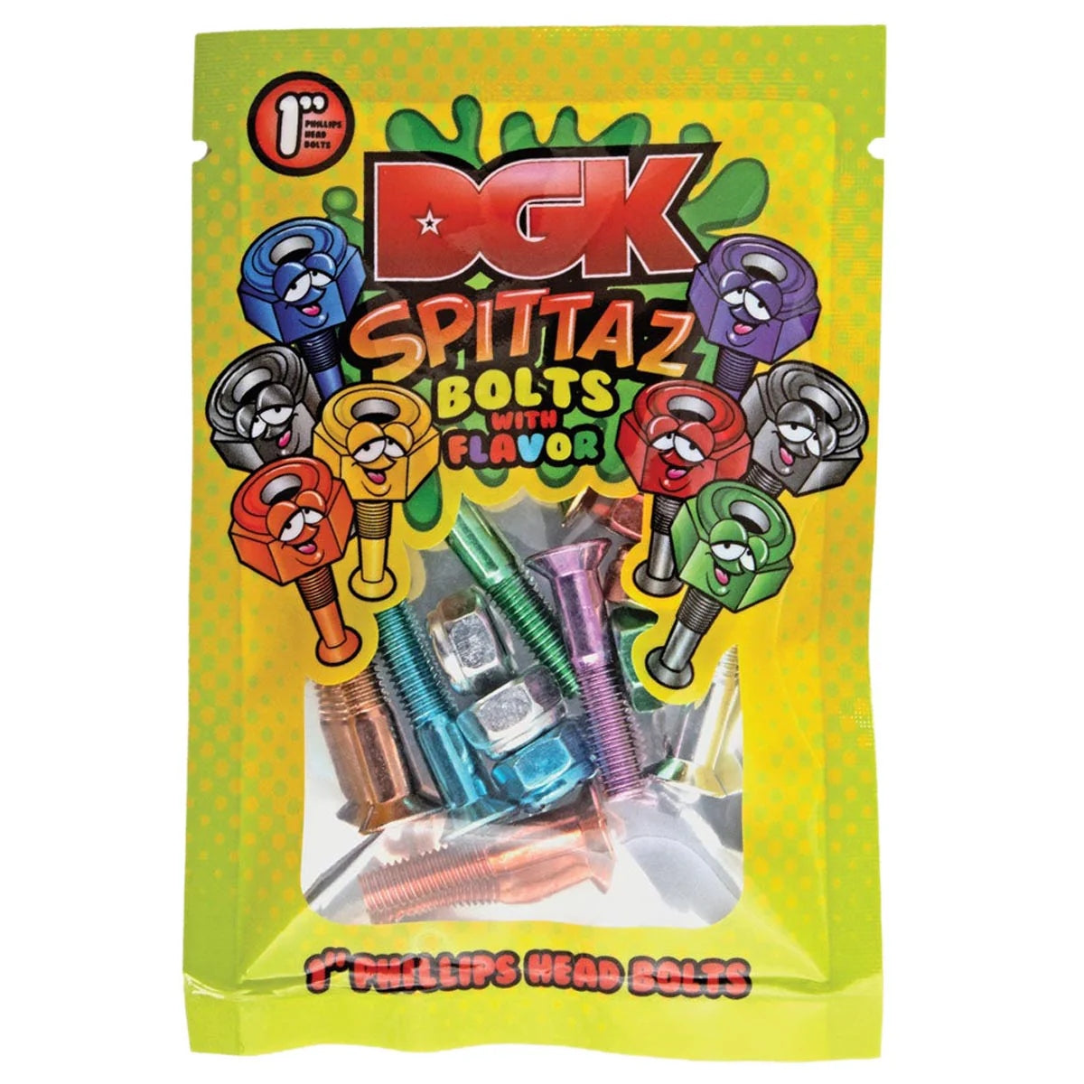 DGK Spittaz 1" Colored Bolts