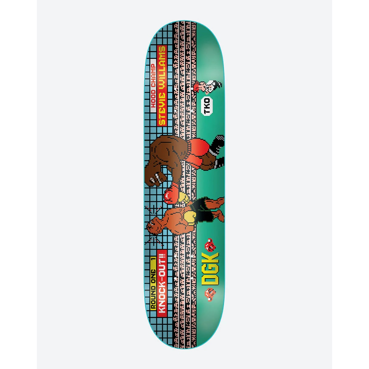 DGK 8-Bit TKO Stevie 8.0" Skateboard Deck