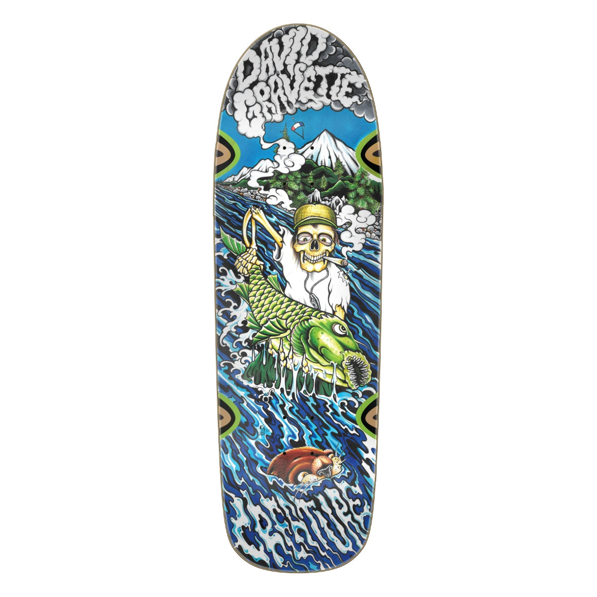Creature Gravette Hippie Falls Pro Skateboard Deck 9.00in x 31.68in