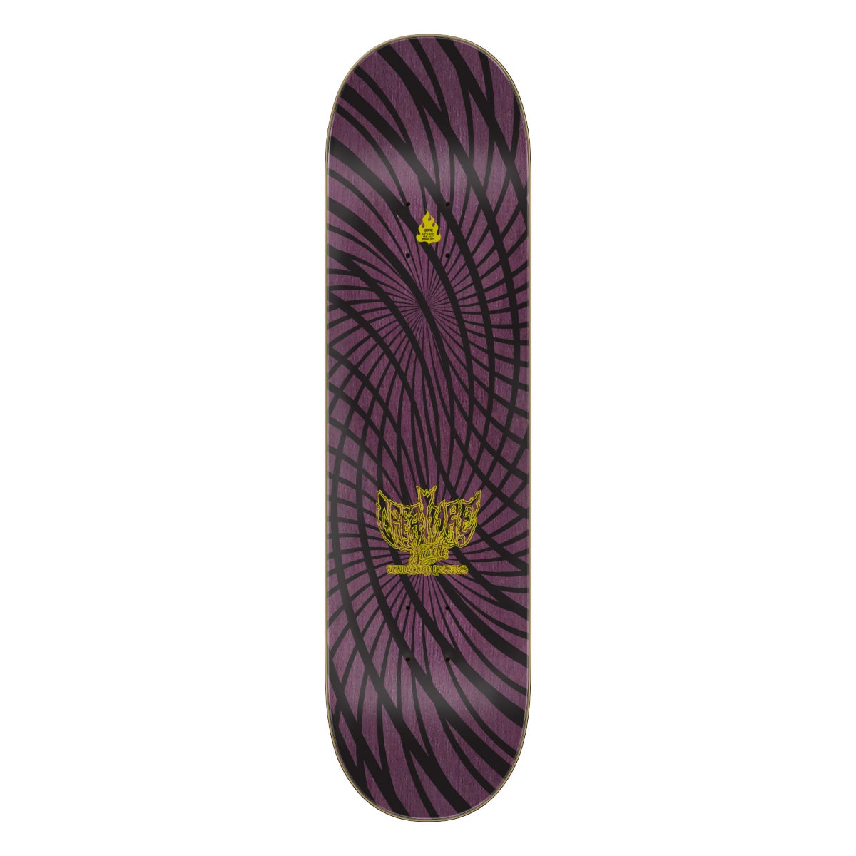 Creature Gravette Hippie Skull 20th Pro Skateboard Deck 8.3in x 32.2in