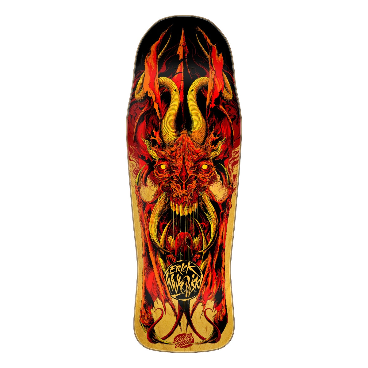 Santa Cruz Winkowski Primeval Pro Shaped Skateboard Deck 10.34in x 30.54in