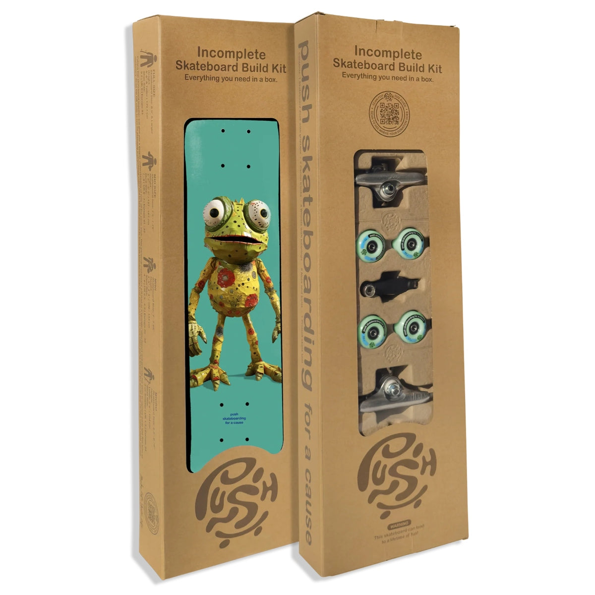 Push Skateboarding Frogster FP Incomplete - 7.75