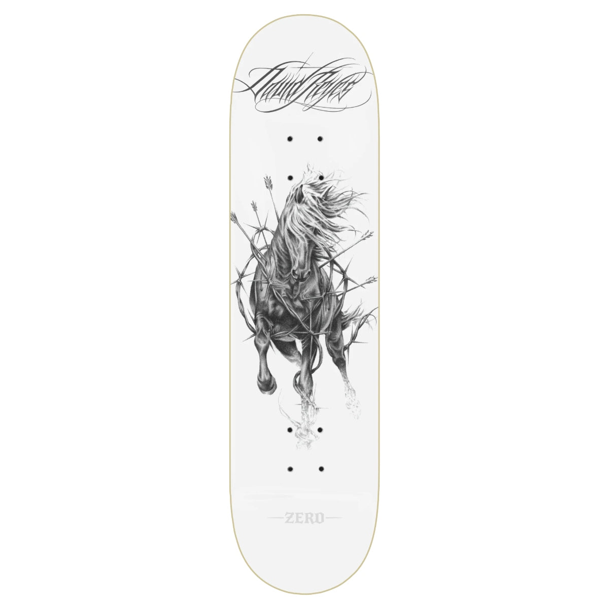 ZERO REYES WILD HEART WHITE DECK 8.25