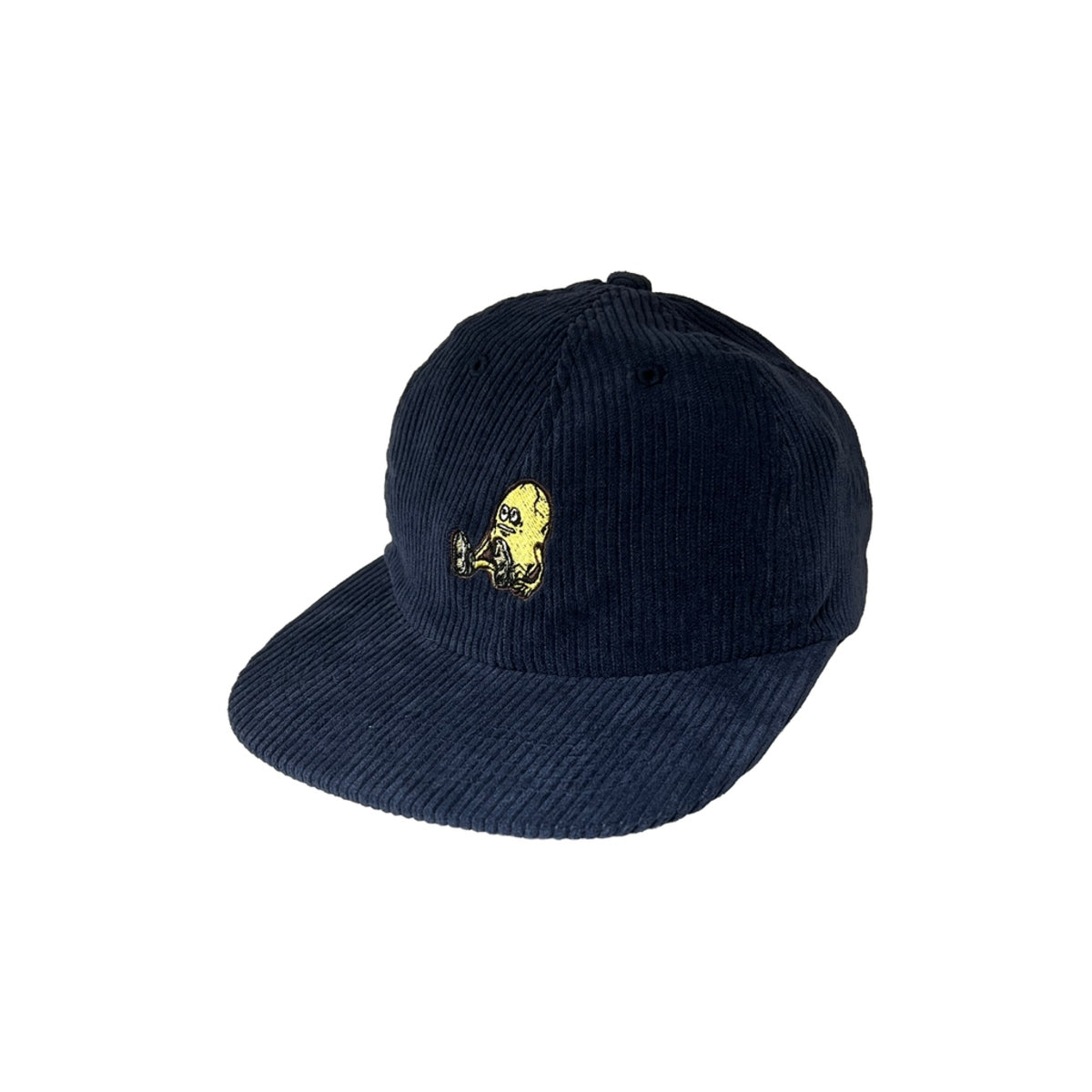 HEROIN EGG CORDUROY SNAPBACK HAT NAVY